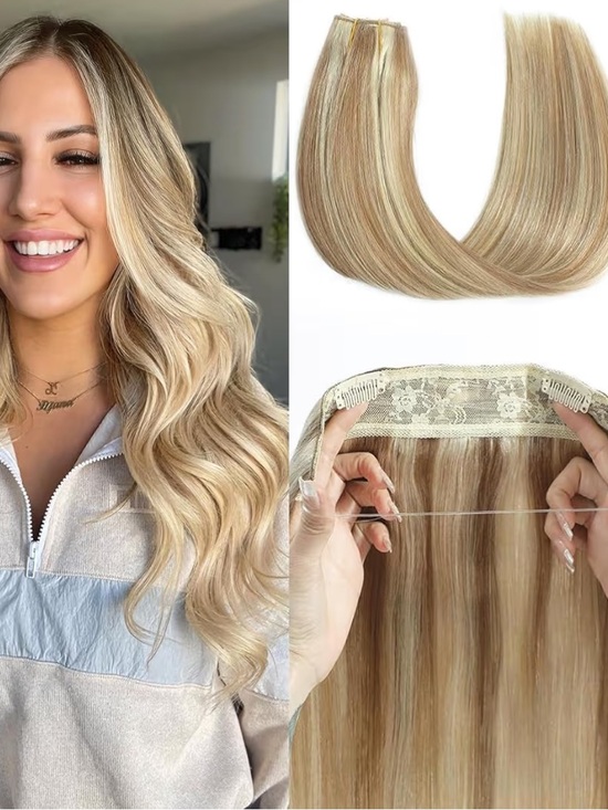 Tinashe Other - Tinashe Wire Hair Extensions Real Human Hair Straight 12inch 70g Light Blonde